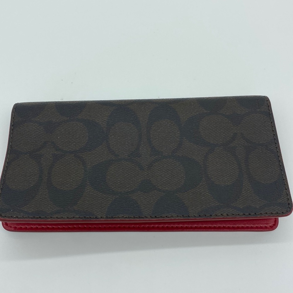 NWOT Coach Checkbook Cover